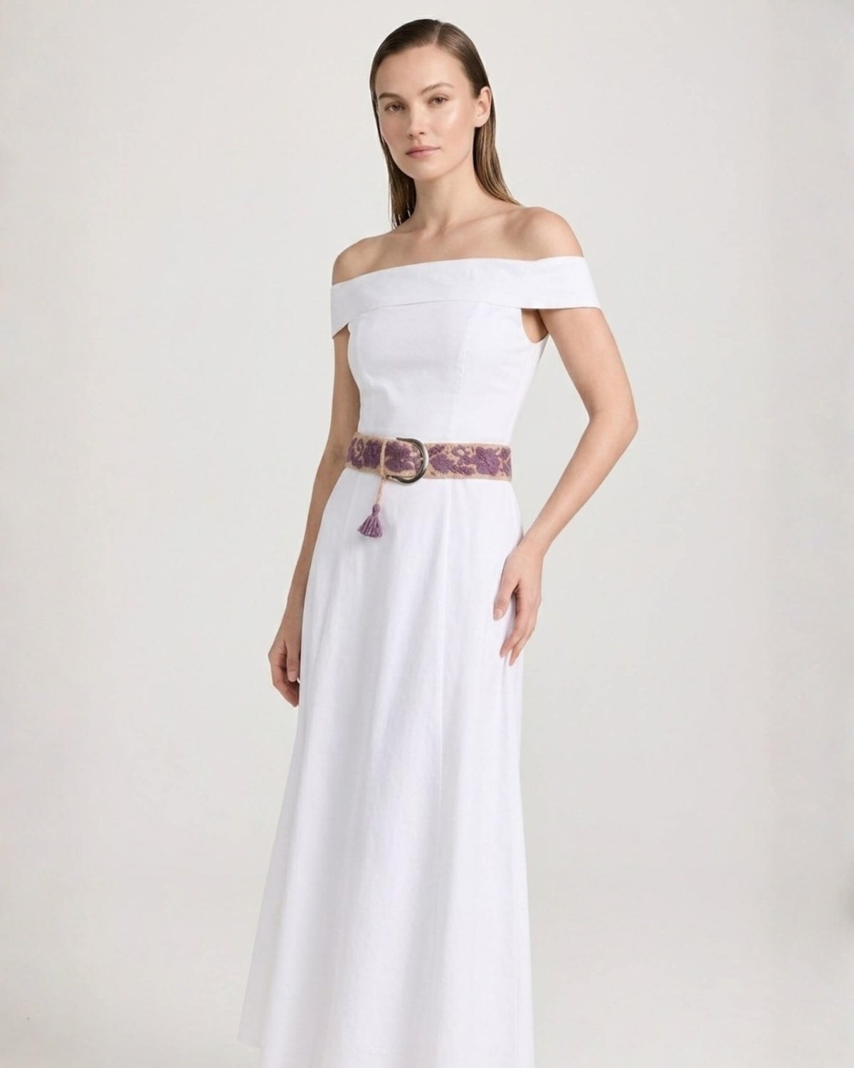 Embroidered Belt - Violeta