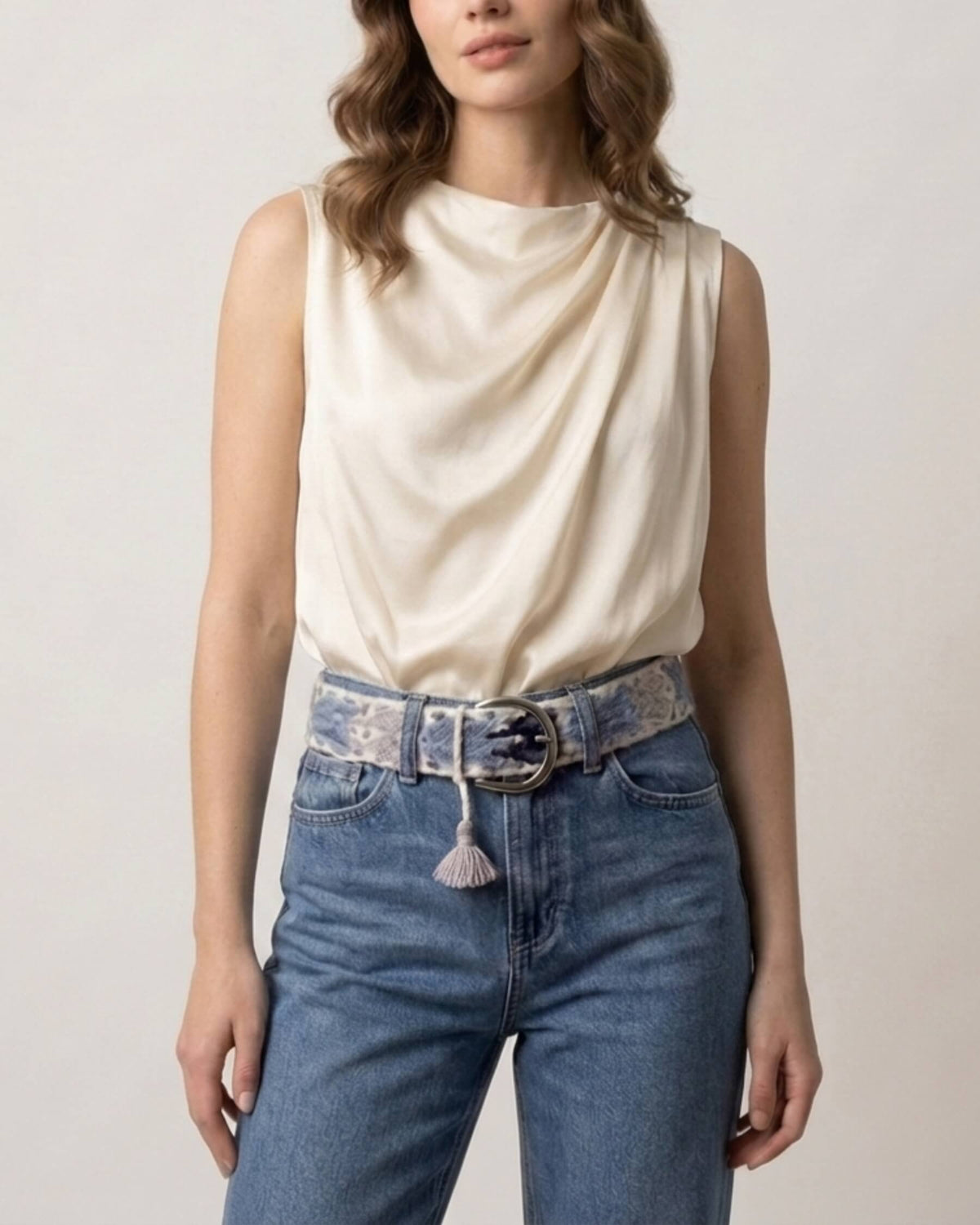 Embroidered Belt - Abelia