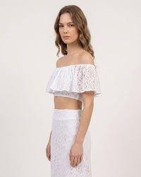 Crop Top Dalia - Weiß