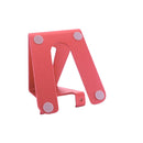 Mobile phone stand / tablet stand made of aluminum - red