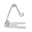 Mobile phone holder / tablet holder made of aluminum - Premium - Titanium Silver