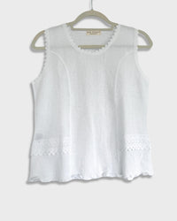 Top de algodón blanco - Pitahaya - Blanco
