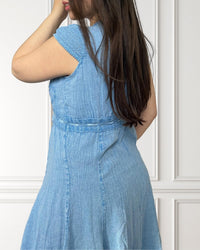Midi summer dress - Chinchin - Light blue