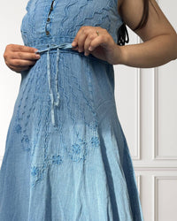 Midi summer dress - Chinchin - Light blue