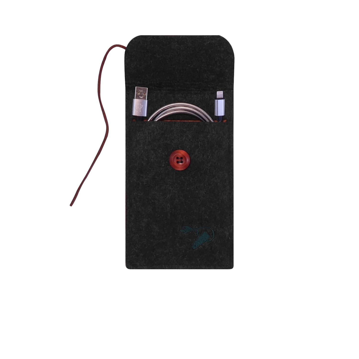 Felt case for smartphones Travel - Dark Grey