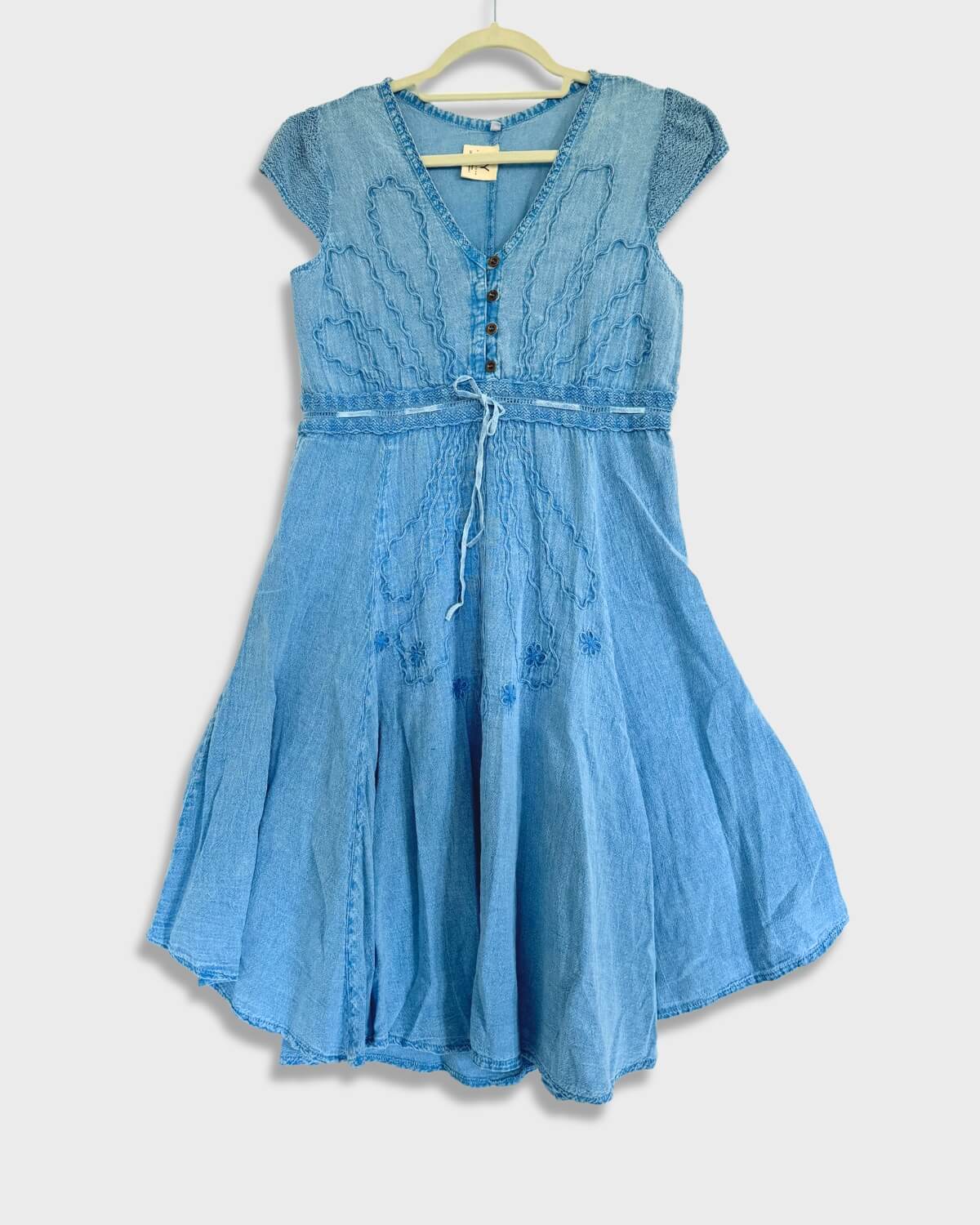 Midi summer dress - Chinchin - Light blue