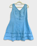 Short summer dress - Ciprés - Light blue