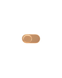 Webcam Cover - Premium - Platinum-Gold