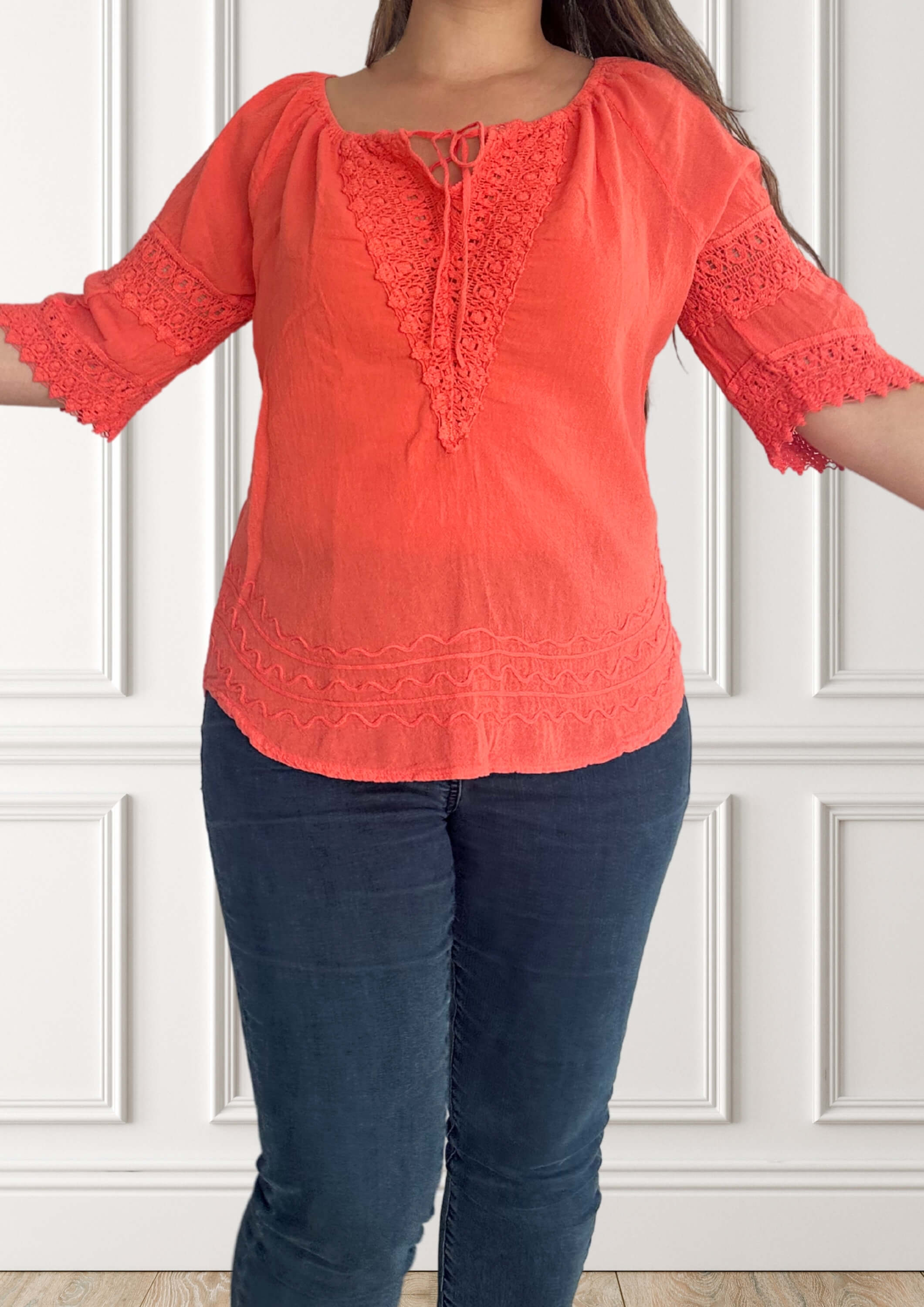 Blouse Long - Armonía - Coral
