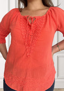 Blouse Long - Armonía - Coral