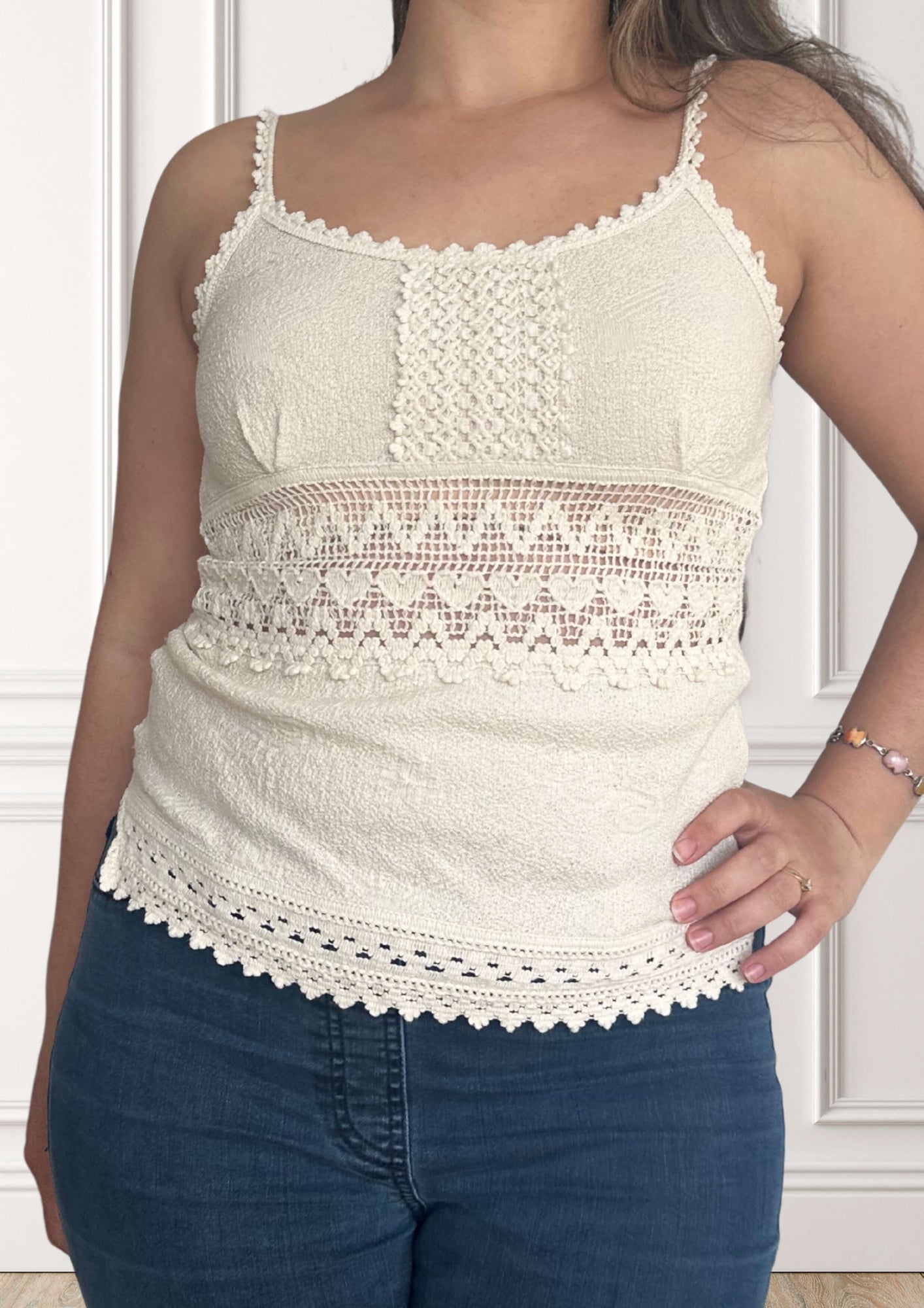 Spaghetti Top Maravilla - Beige